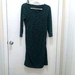 Long sleeve maternity dress